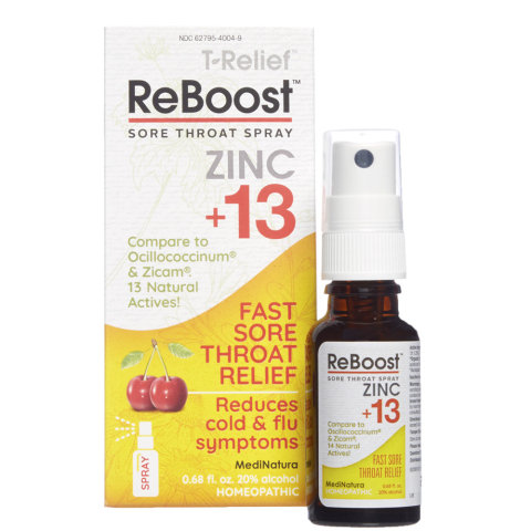 T-Relief Reboost Sore Throat Spray